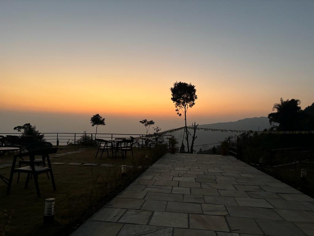 View of the sunrise at Nagarkot shared by Leena.