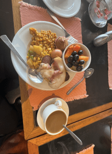 Breakfast at Dhulikhel resort